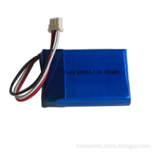 Li-polymer battery, 7.4V, 3,600mAh, CE, UL, RoHS certificates,Over 500 cycle life